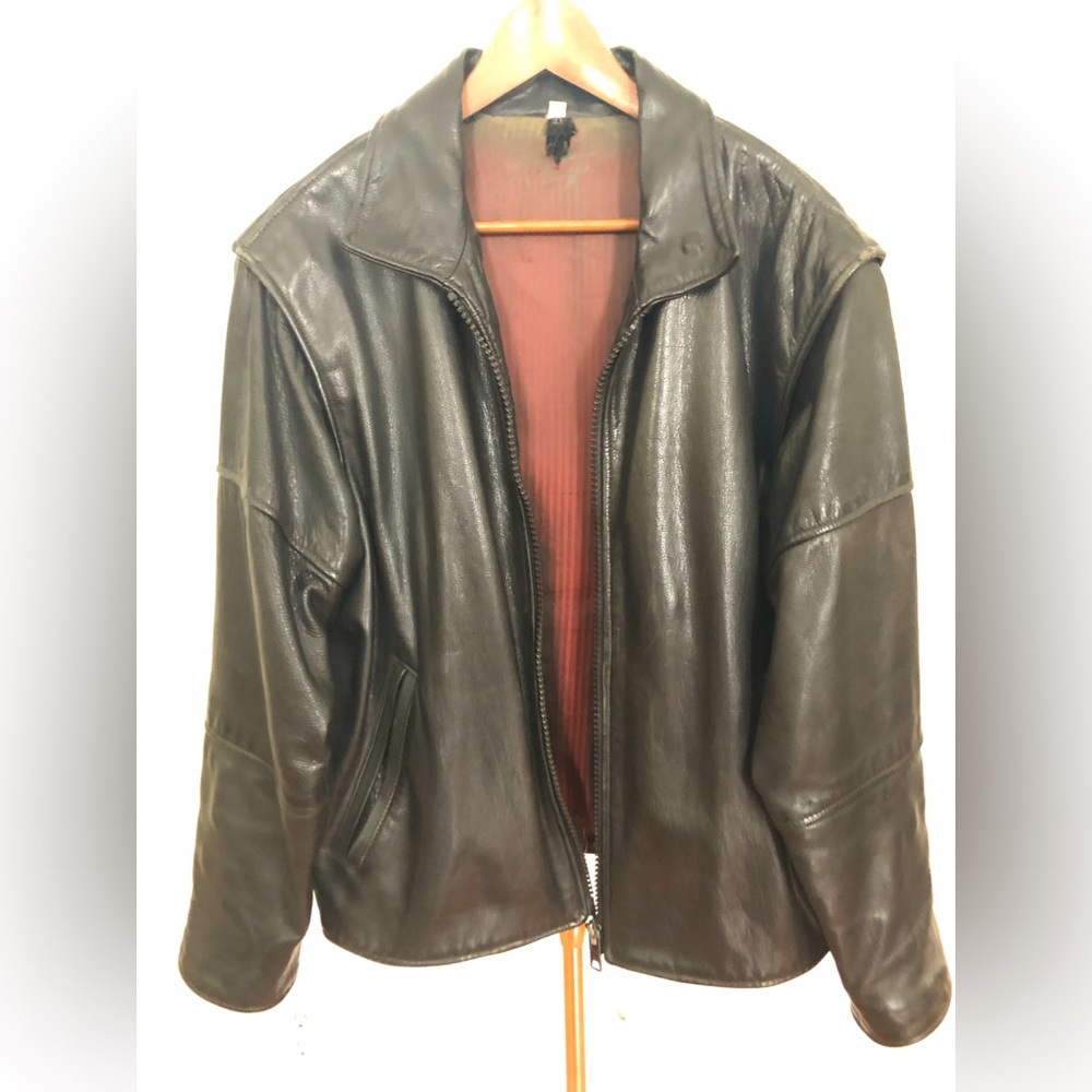 Collectable Genuine leather jacket with detachable arms sleeves Cirque du Soleil
